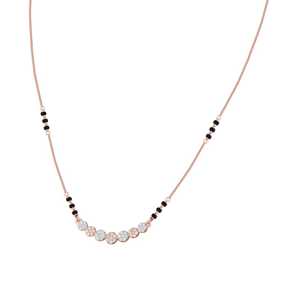 Endless Knot Diamond Mangalsutra-All Jewellery-OTN24V34-D400XDB