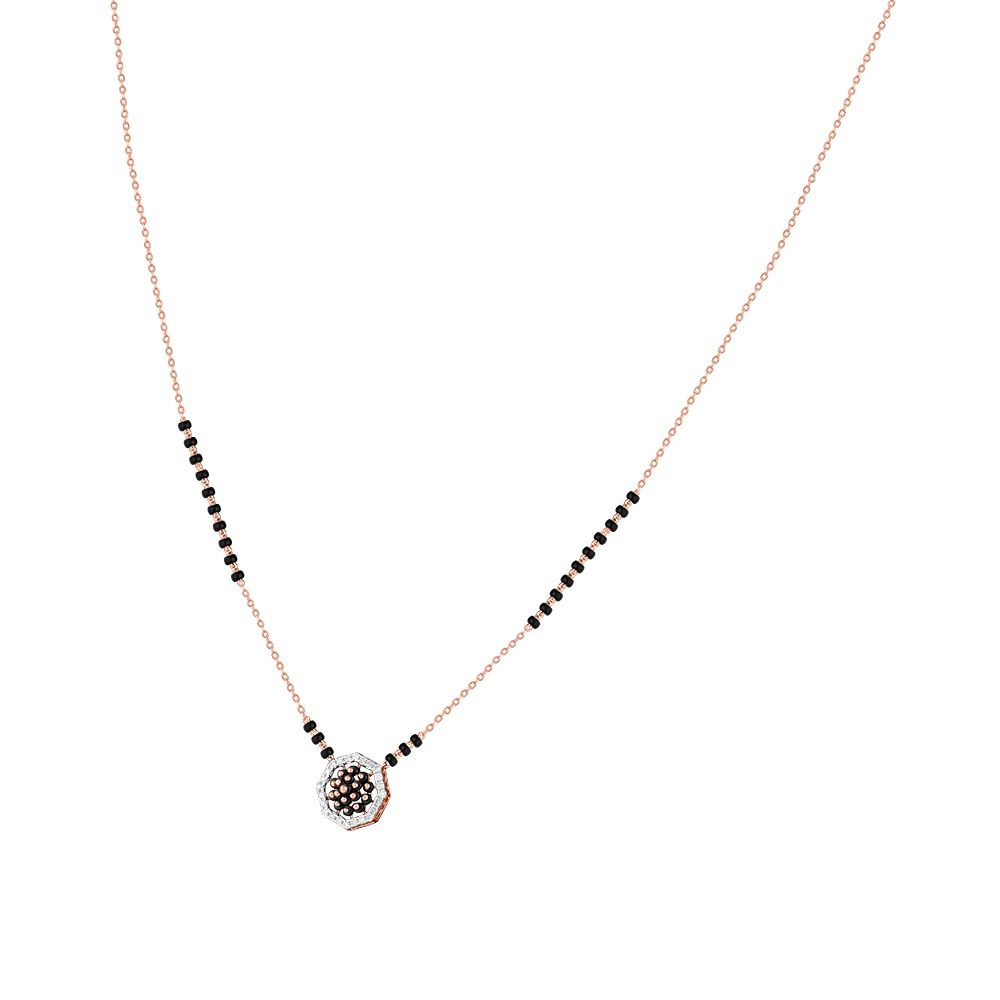 Delicate Floral Diamond Mangalsutra-All Jewellery-OTN24V64-D400XDB