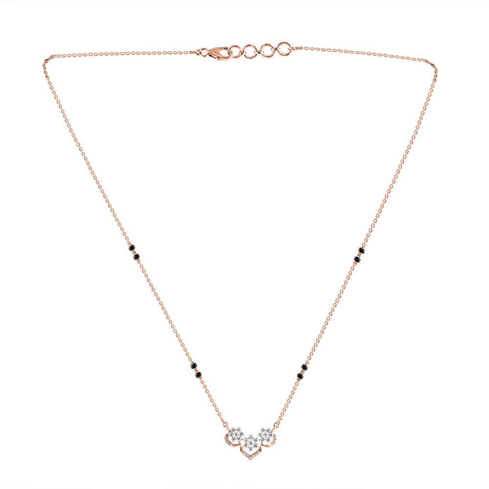 Radiant Floral Diamond Mangalsutra-All Jewellery-OTN24V67-D400XDB