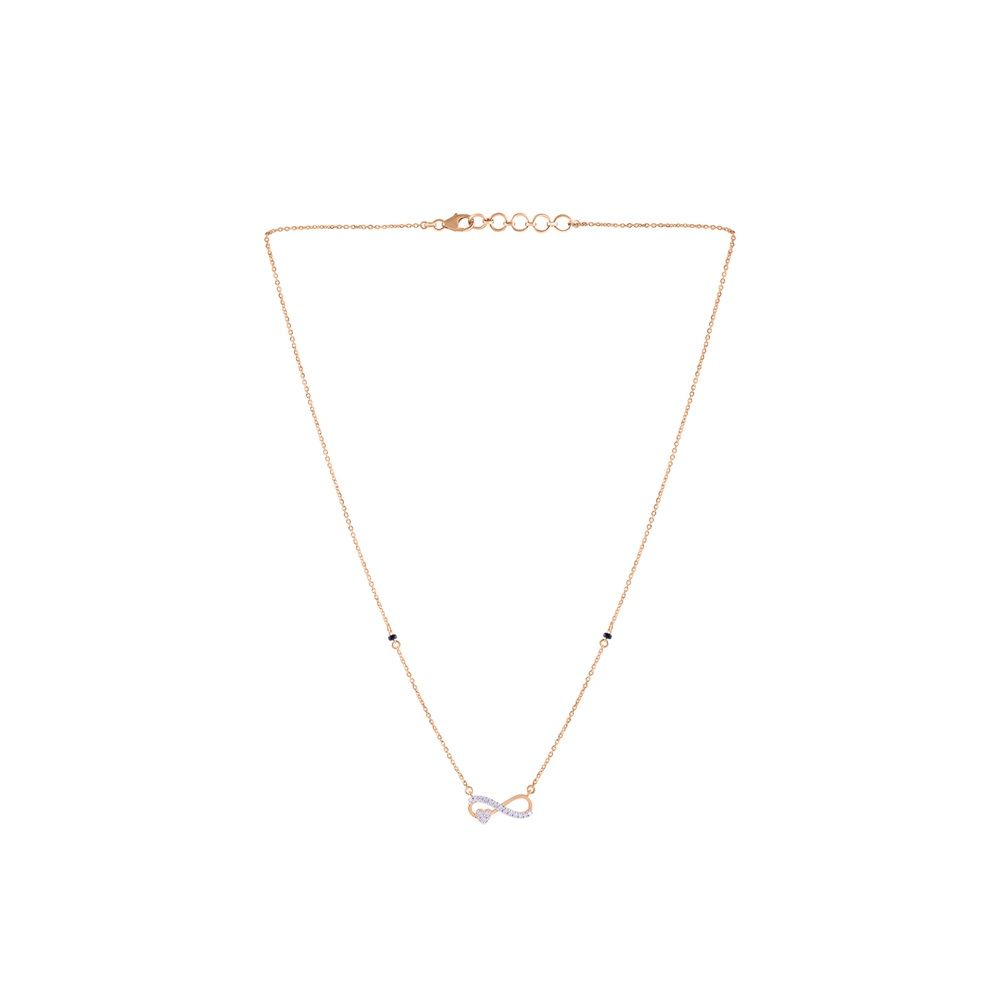 Infinity Design Diamond Mangalsutra-All Jewellery-OTN24V75-D400XDB