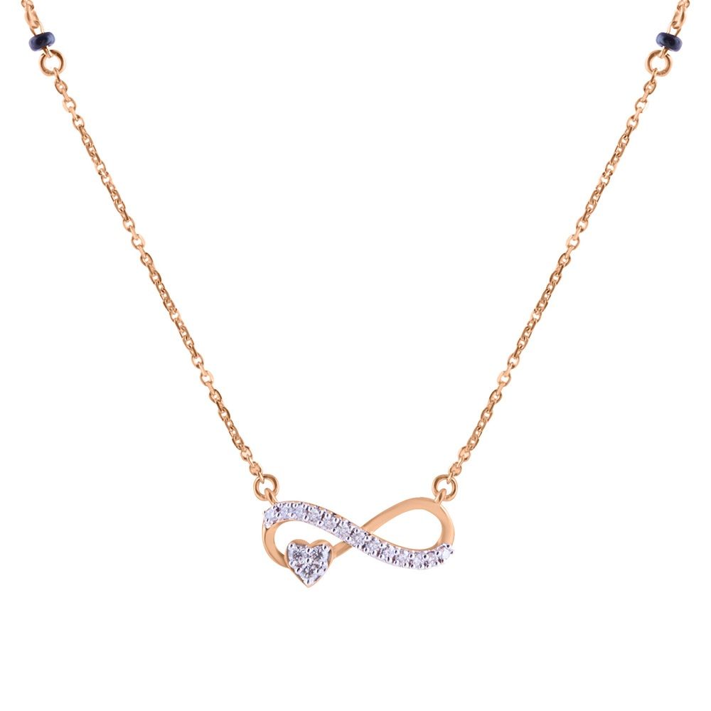 Infinity Design Diamond Mangalsutra-All Jewellery-OTN24V75-D400XDB