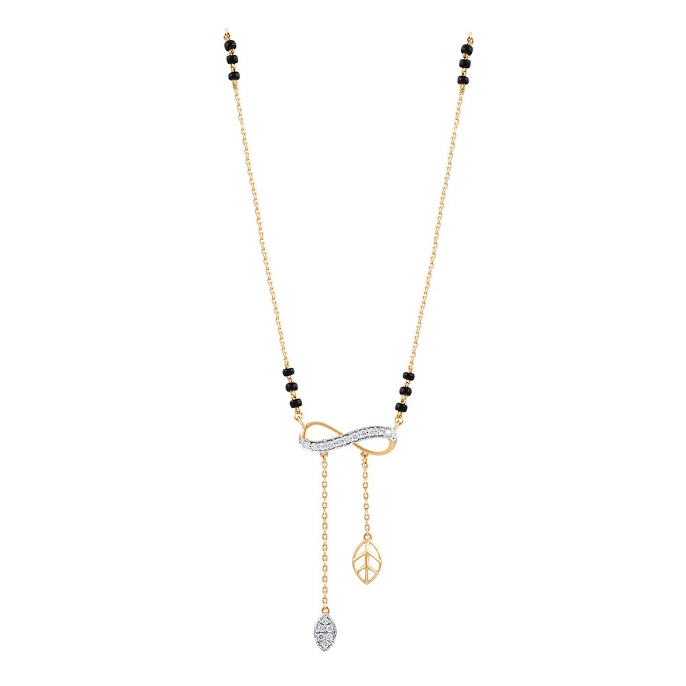 Graceful Infinity Mangalsutra For Women-All Jewellery-OTN24V81-D400XEB