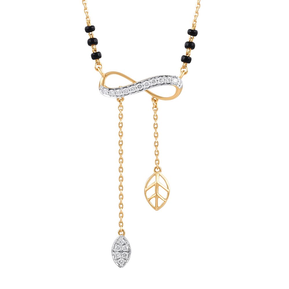 Graceful Infinity Mangalsutra For Women-All Jewellery-OTN24V81-D400XEB