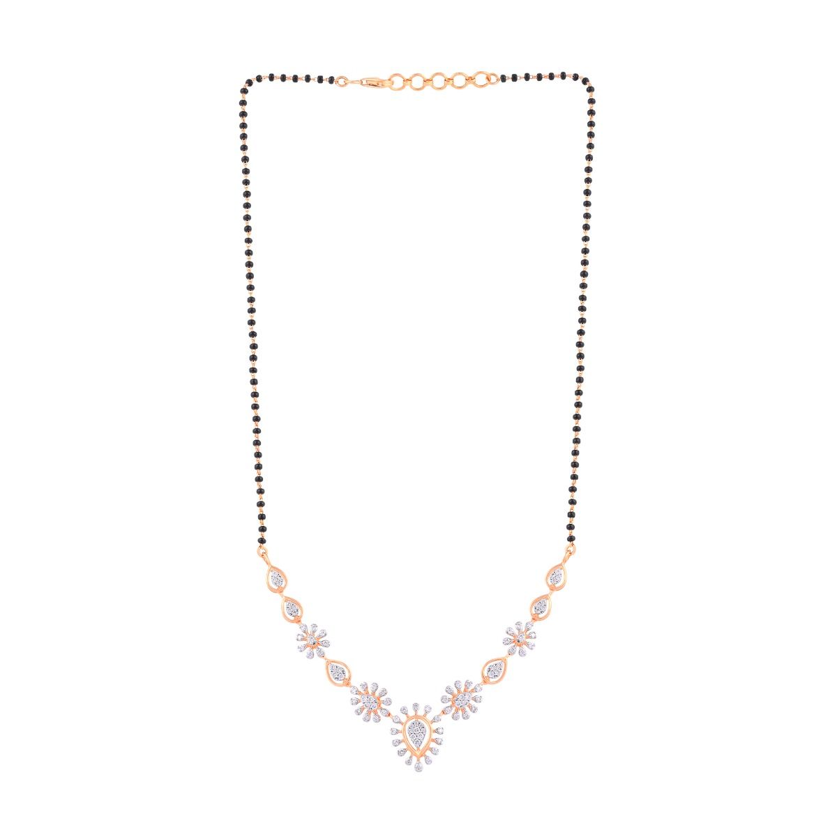 Classic Drop Design Diamond Mangalsutra-All Jewellery-OTN24V83-D400XWB