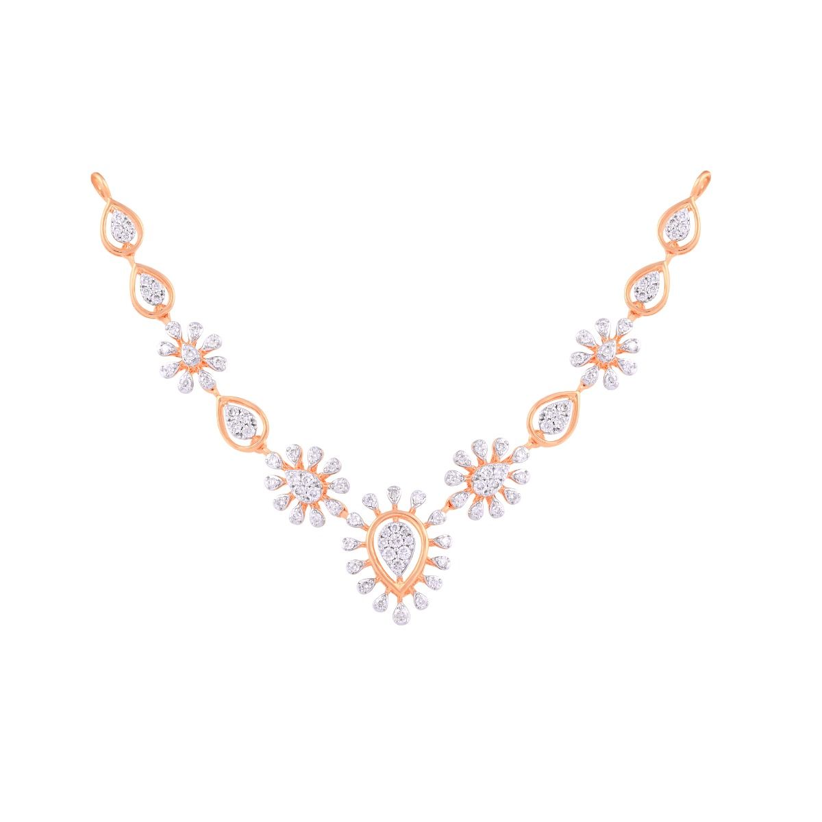 Classic Drop Design Diamond Mangalsutra-All Jewellery-OTN24V83-D400XWB