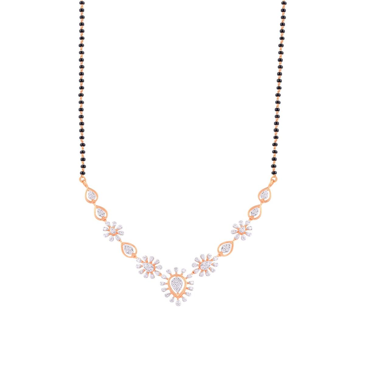 Classic Drop Design Diamond Mangalsutra-All Jewellery-OTN24V83-D400XWB