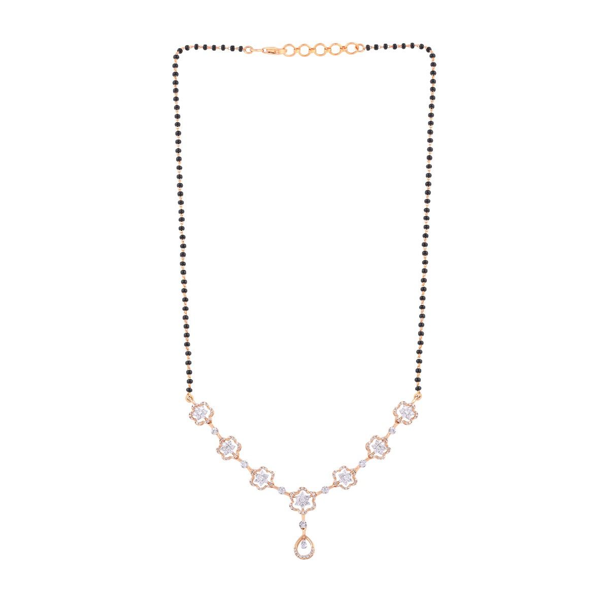 Nature Inspired Diamond Mangalsutra-All Jewellery-OTN24V85-D400XWB