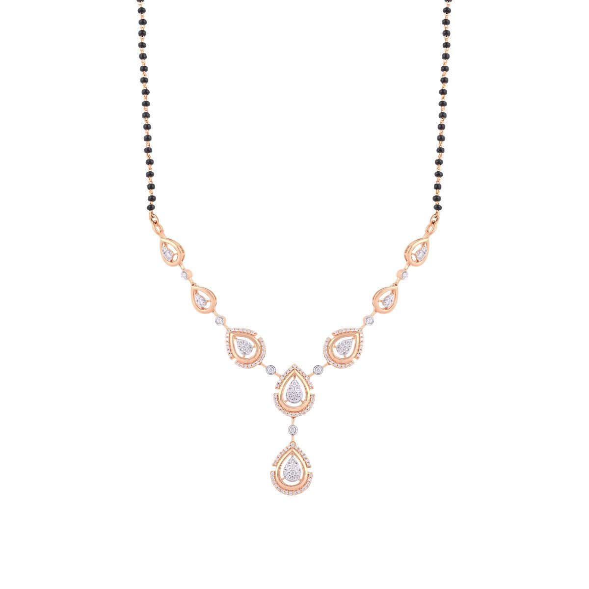 Classy Drop Design Diamond Mangalsutra-All Jewellery-OTN24V87-D400XWB