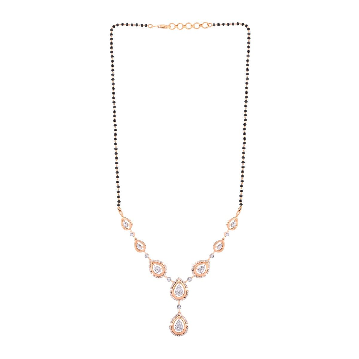 Classy Drop Design Diamond Mangalsutra-All Jewellery-OTN24V87-D400XWB