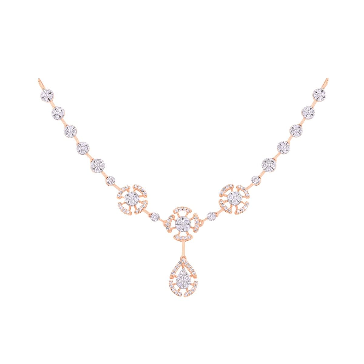 Traditional Rose Gold and Diamond Mangalsutra-All Jewellery-OTN24V88-D400XWB