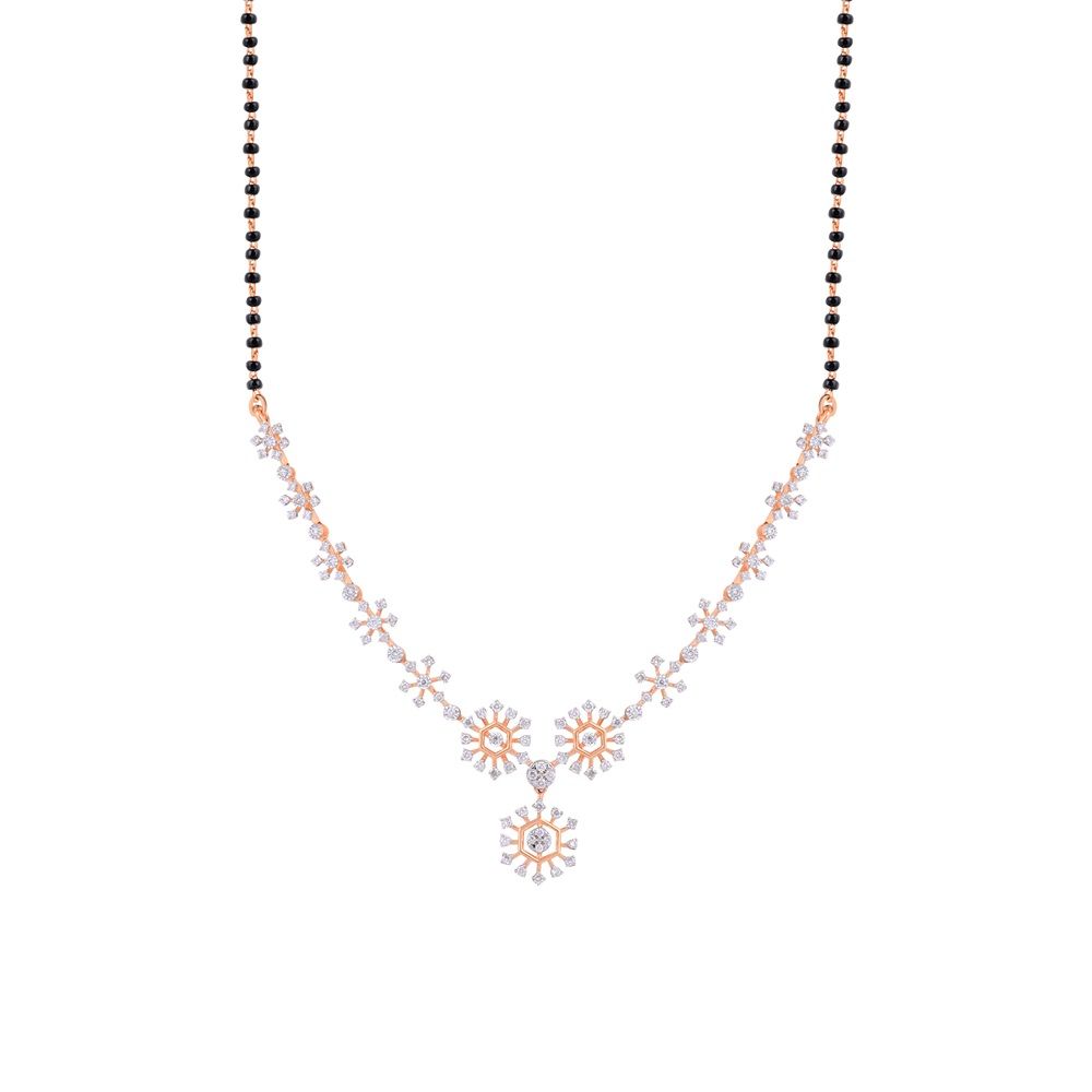 Timeless Rose Gold and Diamond Mangalsutra-All Jewellery-OTN24V89-D400XWB