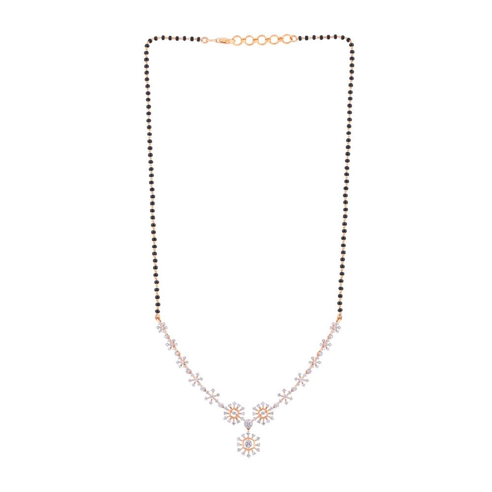 Timeless Rose Gold and Diamond Mangalsutra-All Jewellery-OTN24V89-D400XWB