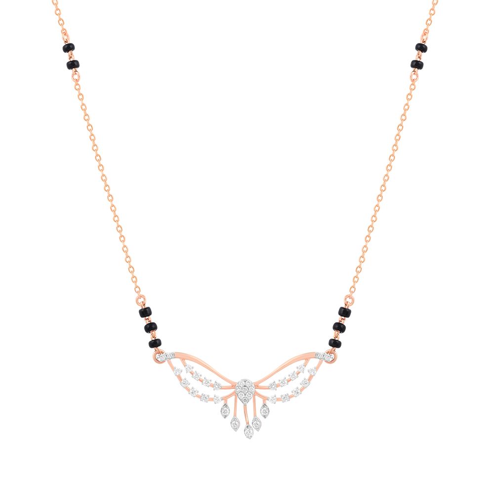 Simple Floral Diamond Tanmaniya-All Jewellery-OTN24V91-D400XDB