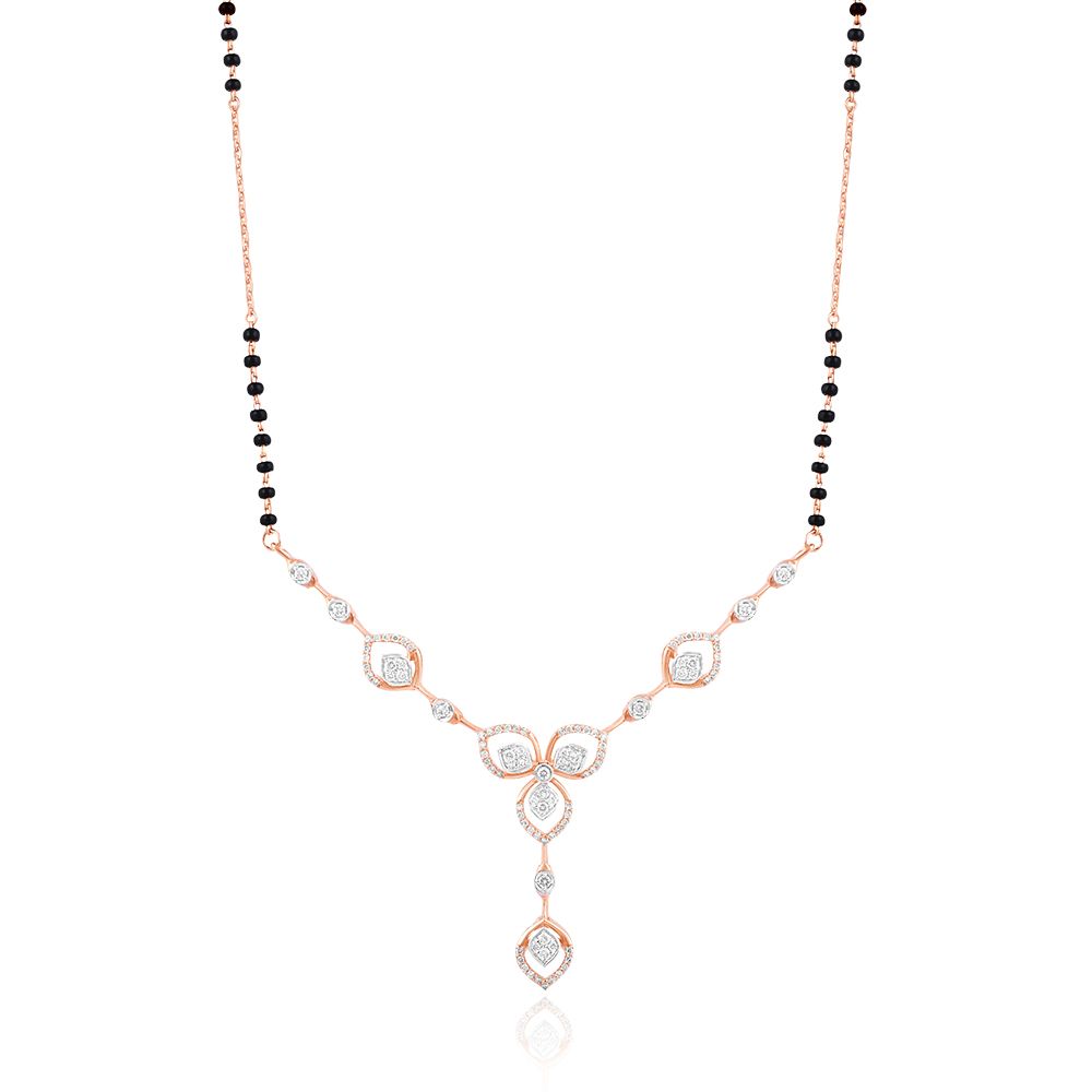 Floral Elegance Floral Mangalsutra-All Jewellery-OTN25V09