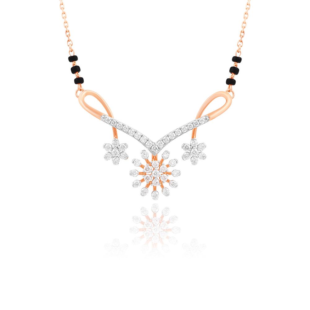 Floral Dusk Mangalsutra Chain-All Jewellery-OTN25V29-D600X1B