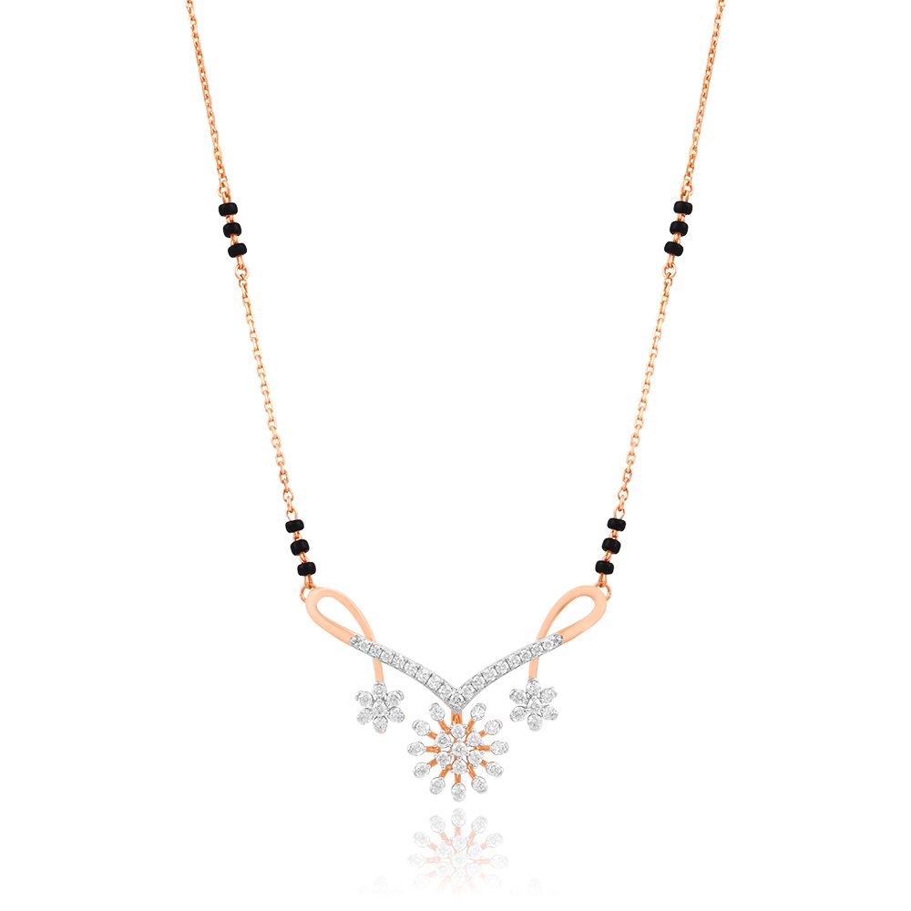 Floral Dusk Mangalsutra Chain-All Jewellery-OTN25V29-D600X1B