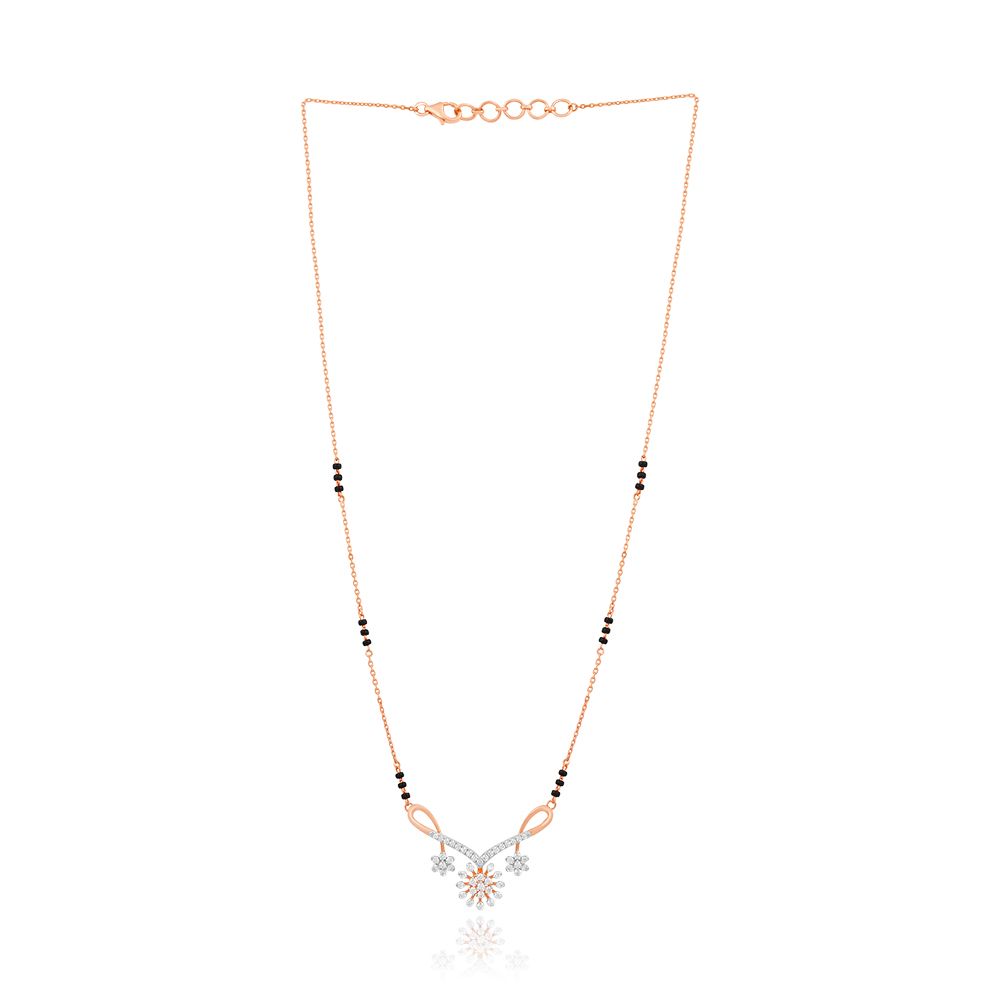 Floral Dusk Mangalsutra Chain-All Jewellery-OTN25V29-D600X1B