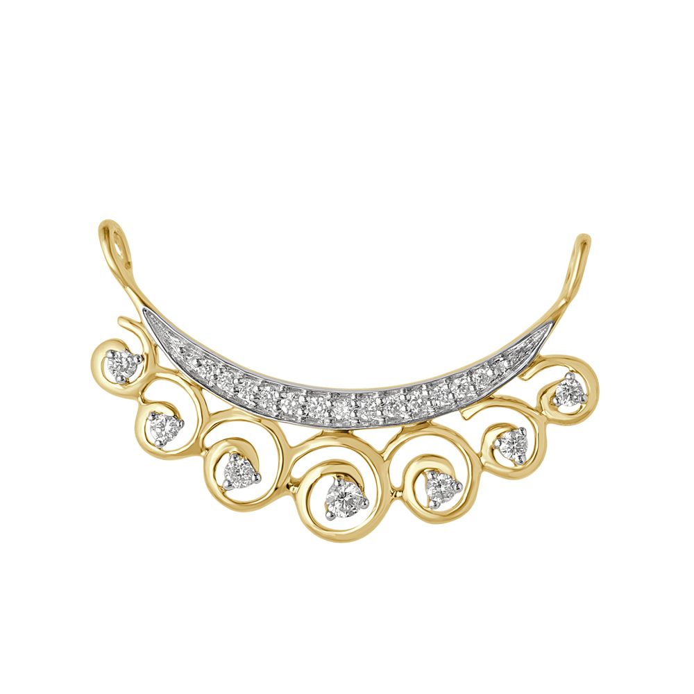 Brilliant Tanmaniya in 18KT Yellow Gold-All Jewellery-OTS11016-D300R0B
