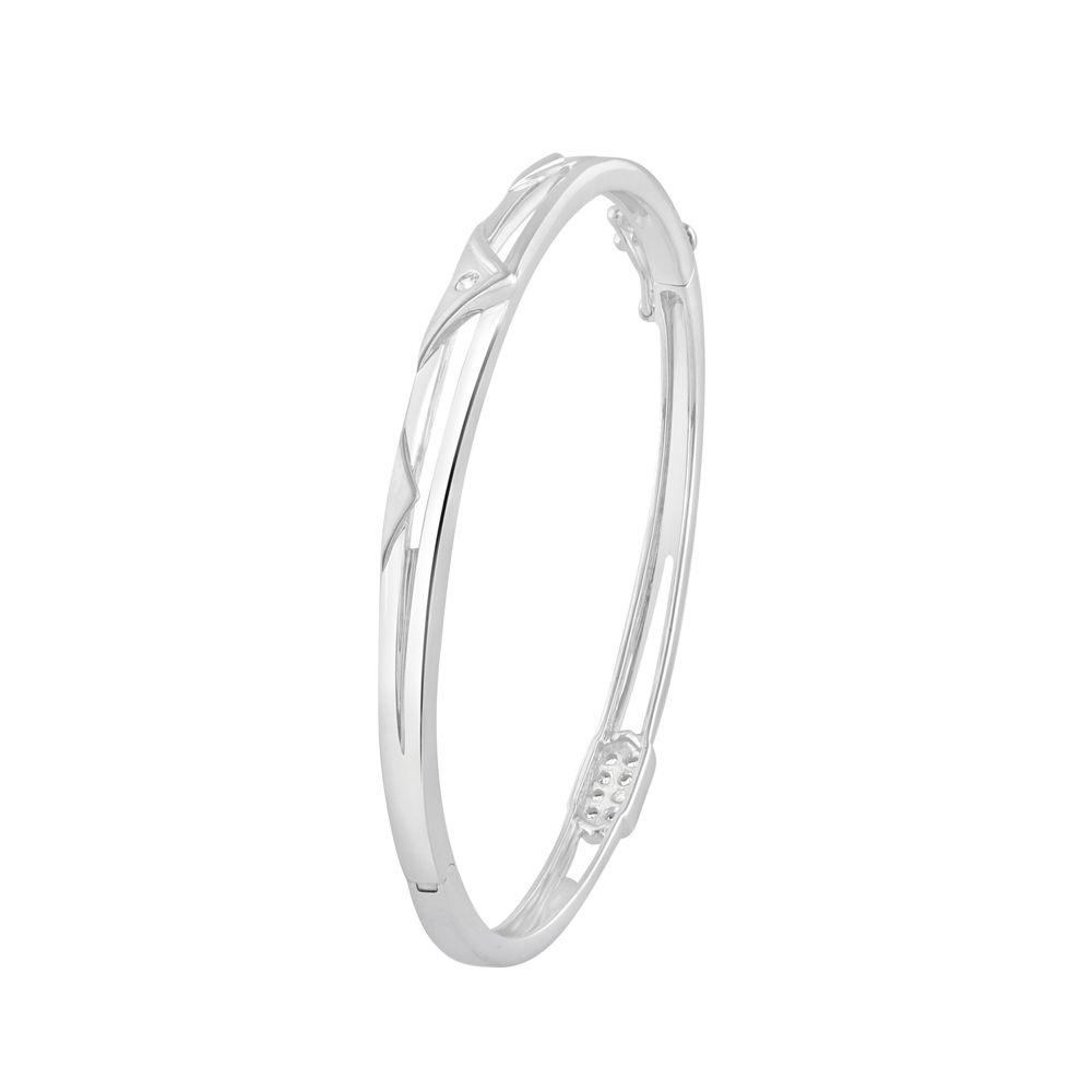 Everyday Geometric Platinum Bracelet-Bracelets-PBF23R03