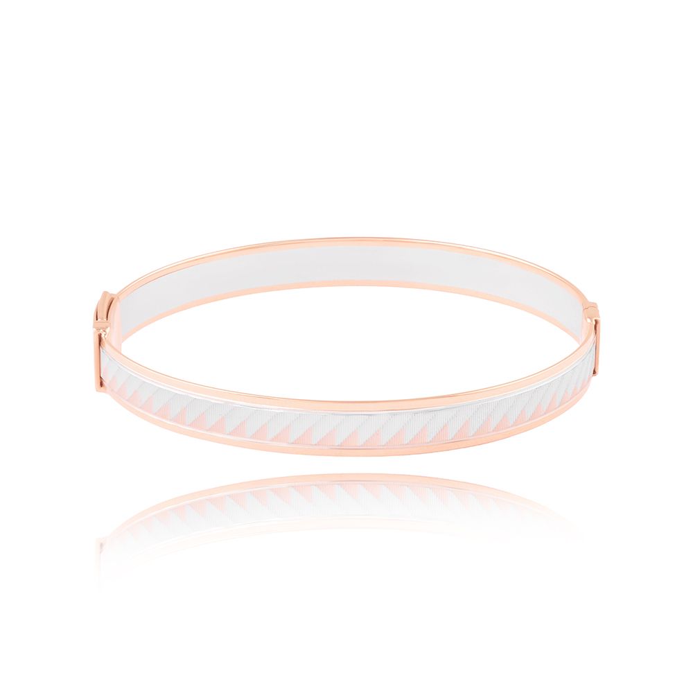 Sleek Textured Platinum Bracelet-Shop By Gender-PBF25R02