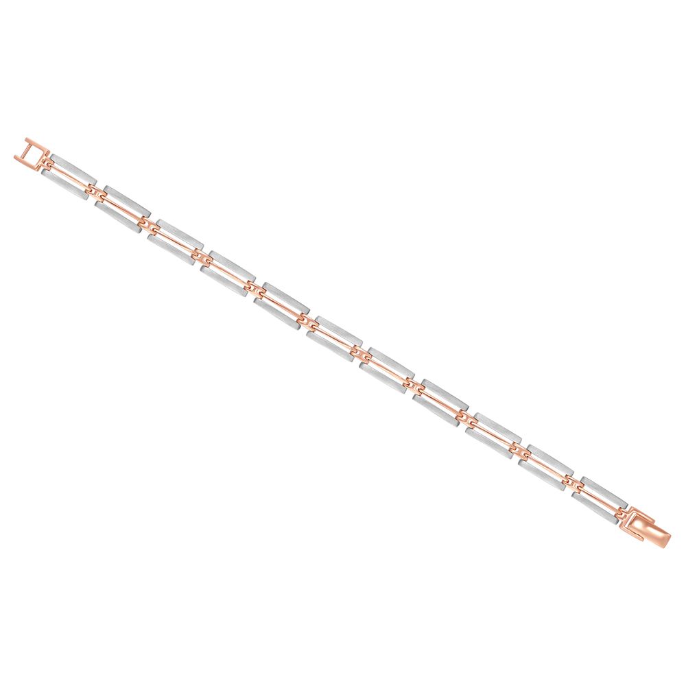 Classy Mens Platinum Bracelet-Bracelets-PBR18003-D000OED