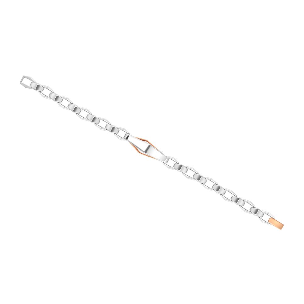 Gleaming Chainlinked Mens Bracelet-Shop By Gender-PBR20002-D000OED