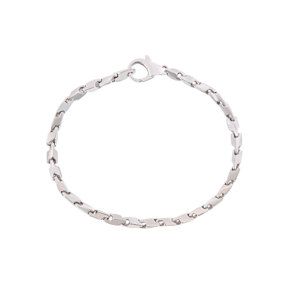 Glimmering Platinum Bracelet for Men-Shop By Gender-PBR22009-D000PED