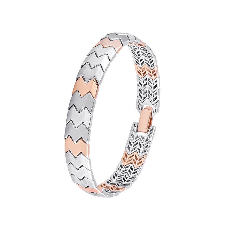 Prestigious Dual Metal Bracelet For Men-Shop By Gender-PBR23S11