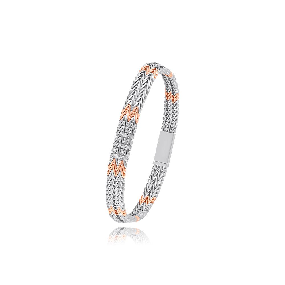 Elegant Platinum Flexi Bracelet-Shop By Gender-PBR25S07