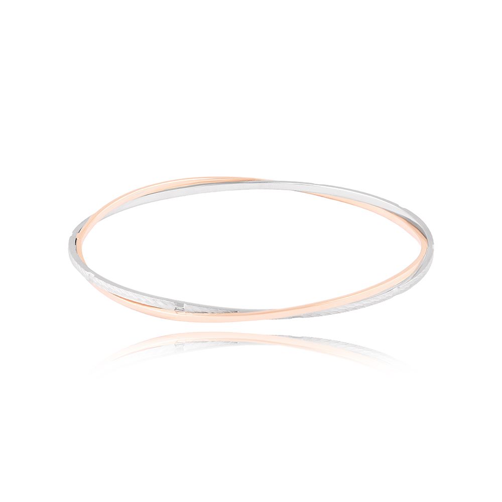 Chic Texture Bangle For Women-Bangles-PBS25Q02