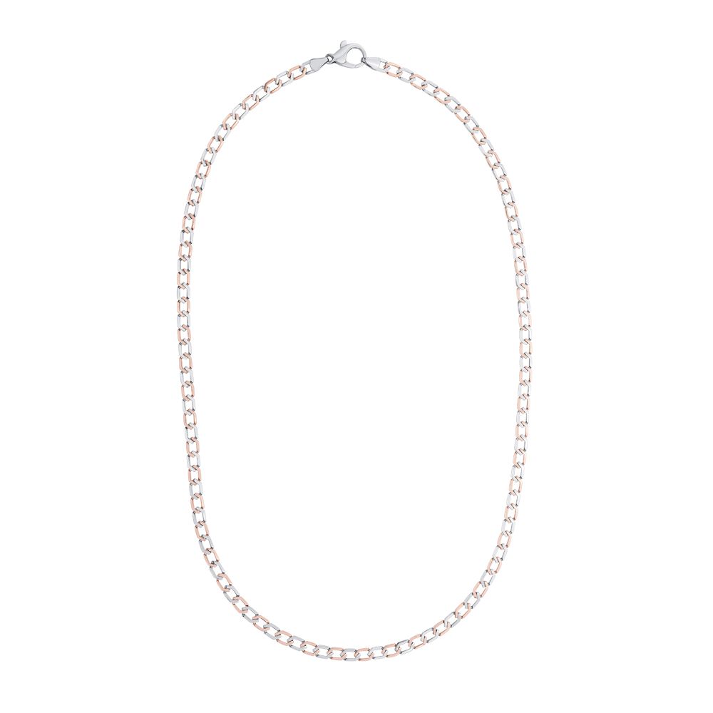 Link Pattern Platinum Chain for Men-Shop By Gender-PCH17011