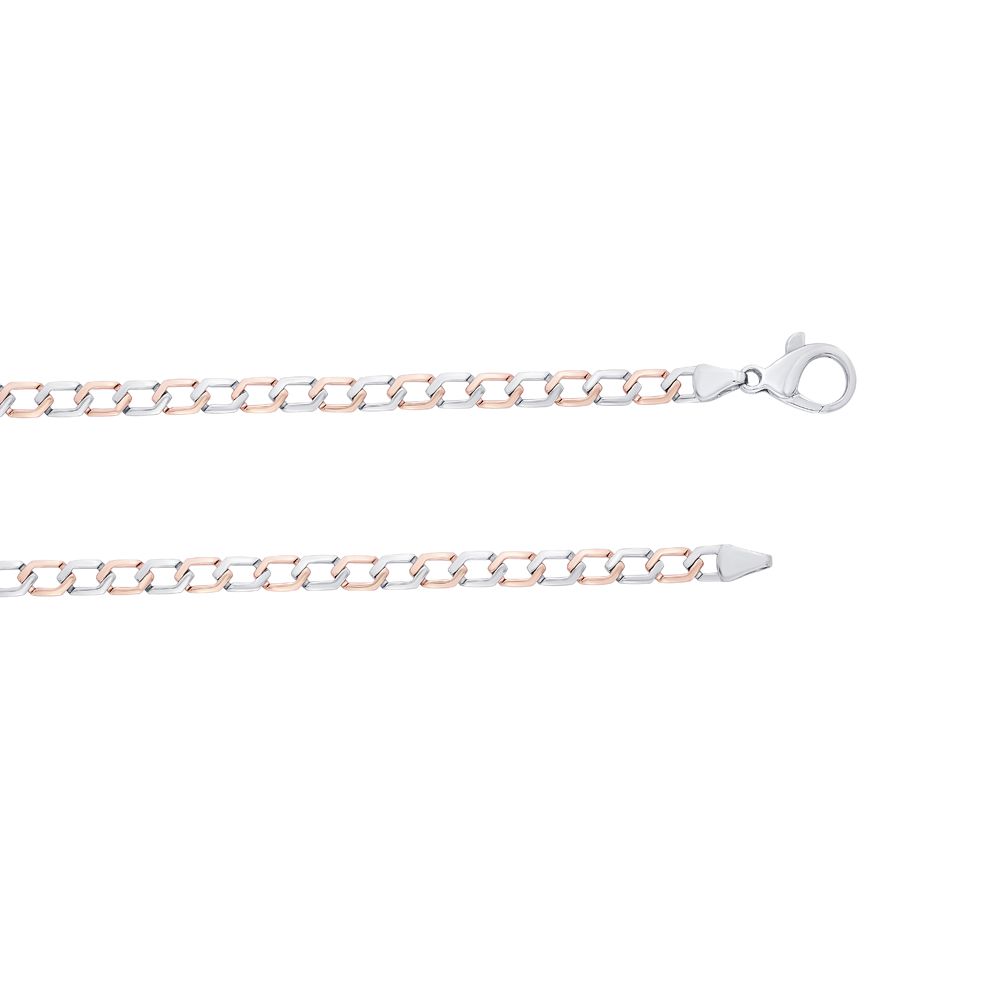 Link Pattern Platinum Chain for Men-Shop By Gender-PCH17011