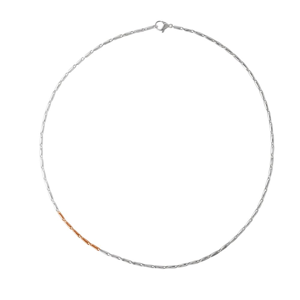 Two Tone Gold And Platinum Chain For Men-Shop By Gender-PCH20001