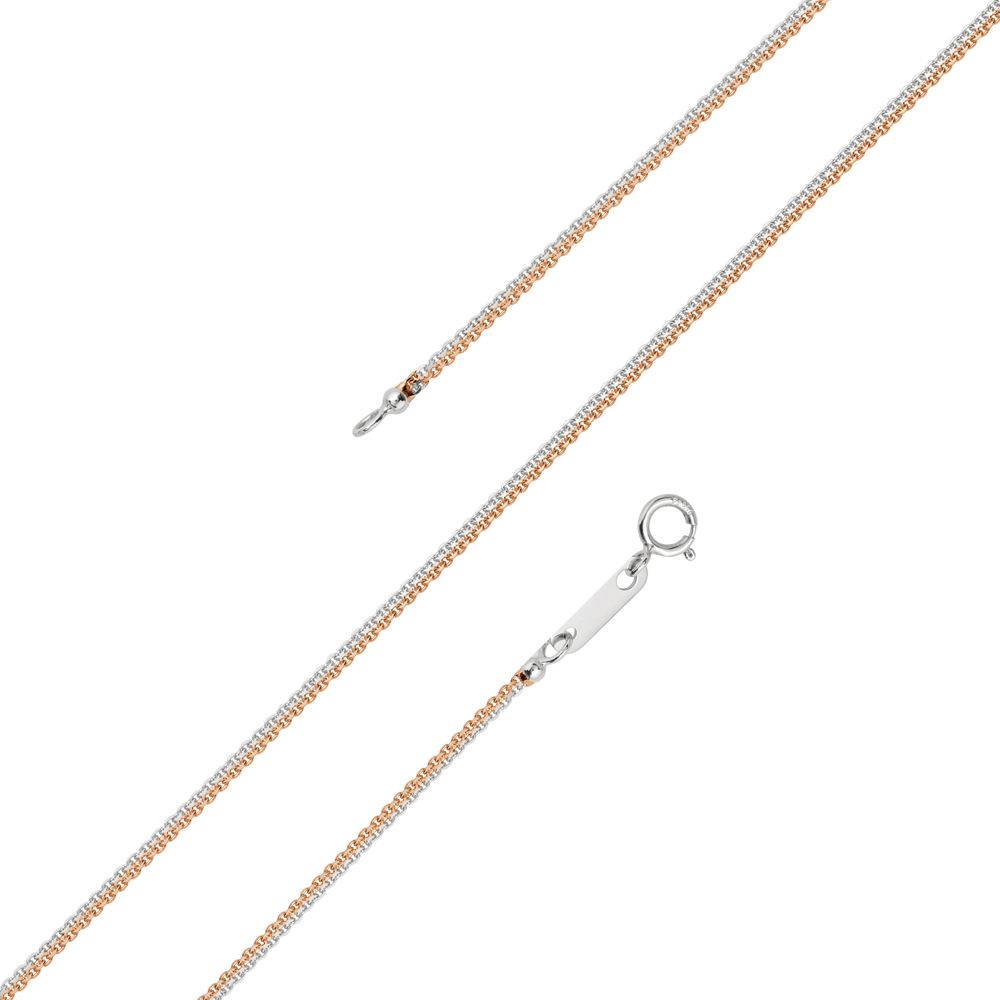 Stylish Mens Chain in 950 Platinum and Rose Gold-Shop By Gender-PCH21002