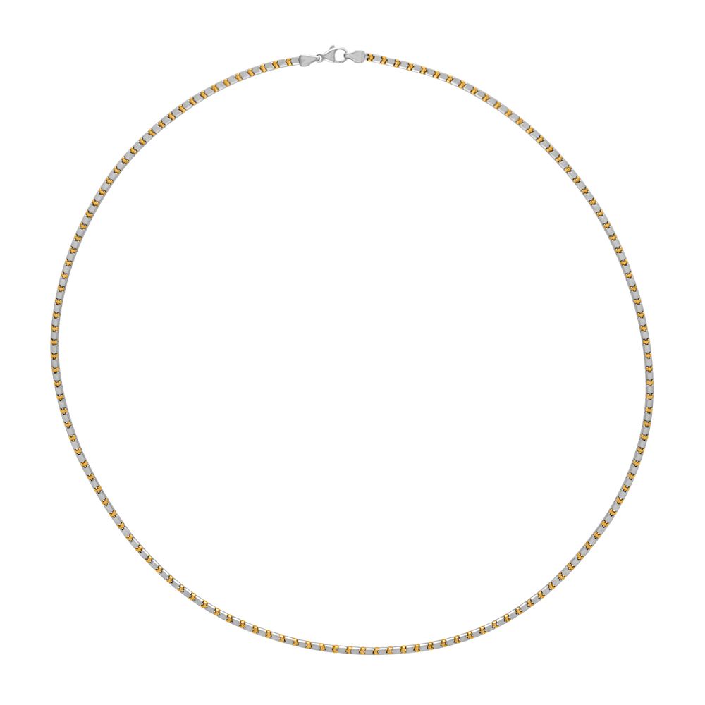 Gleaming Platinum and Rose Gold Chain-Shop By Gender-PCH21016