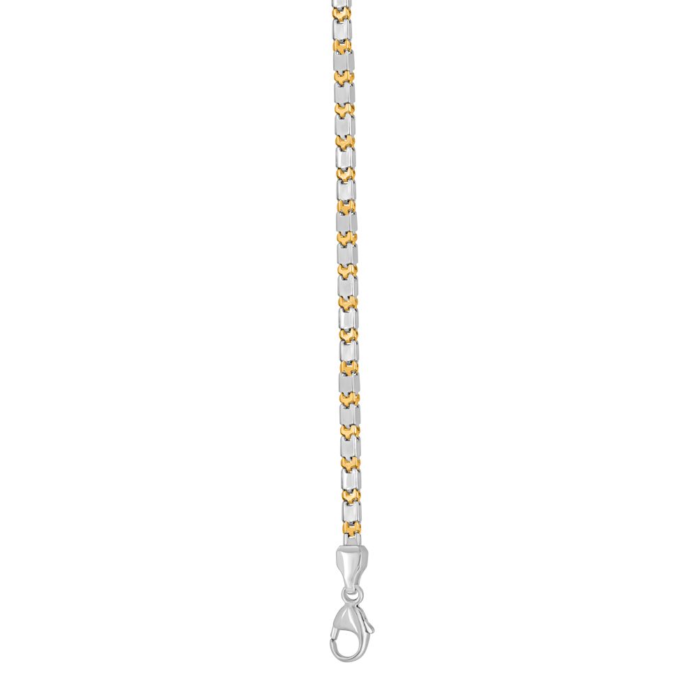 Gleaming Platinum and Rose Gold Chain-Shop By Gender-PCH21016