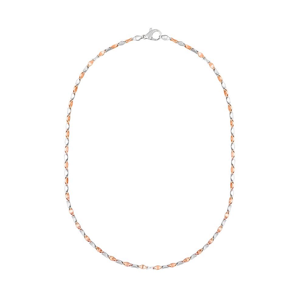 Textured Mens Chain in Platinum-Shop By Gender-PCH21023