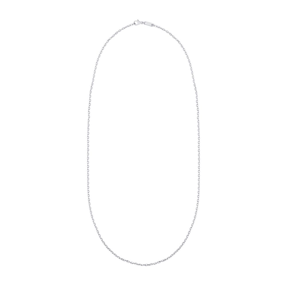 Platinum White Gold Plain Chain-Shop By Gender-PCH22008
