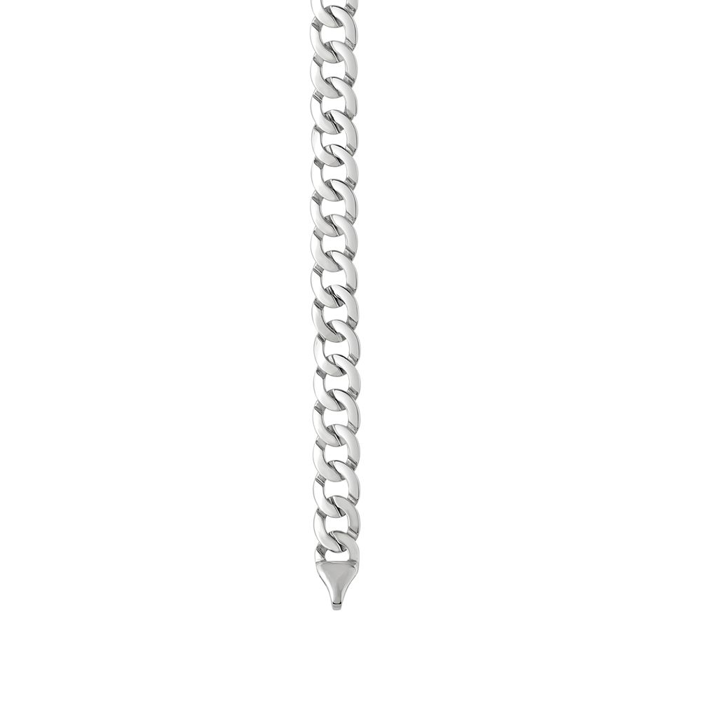 Dual Tone Linked Platinum Chain For Men-Chains-PCH23004