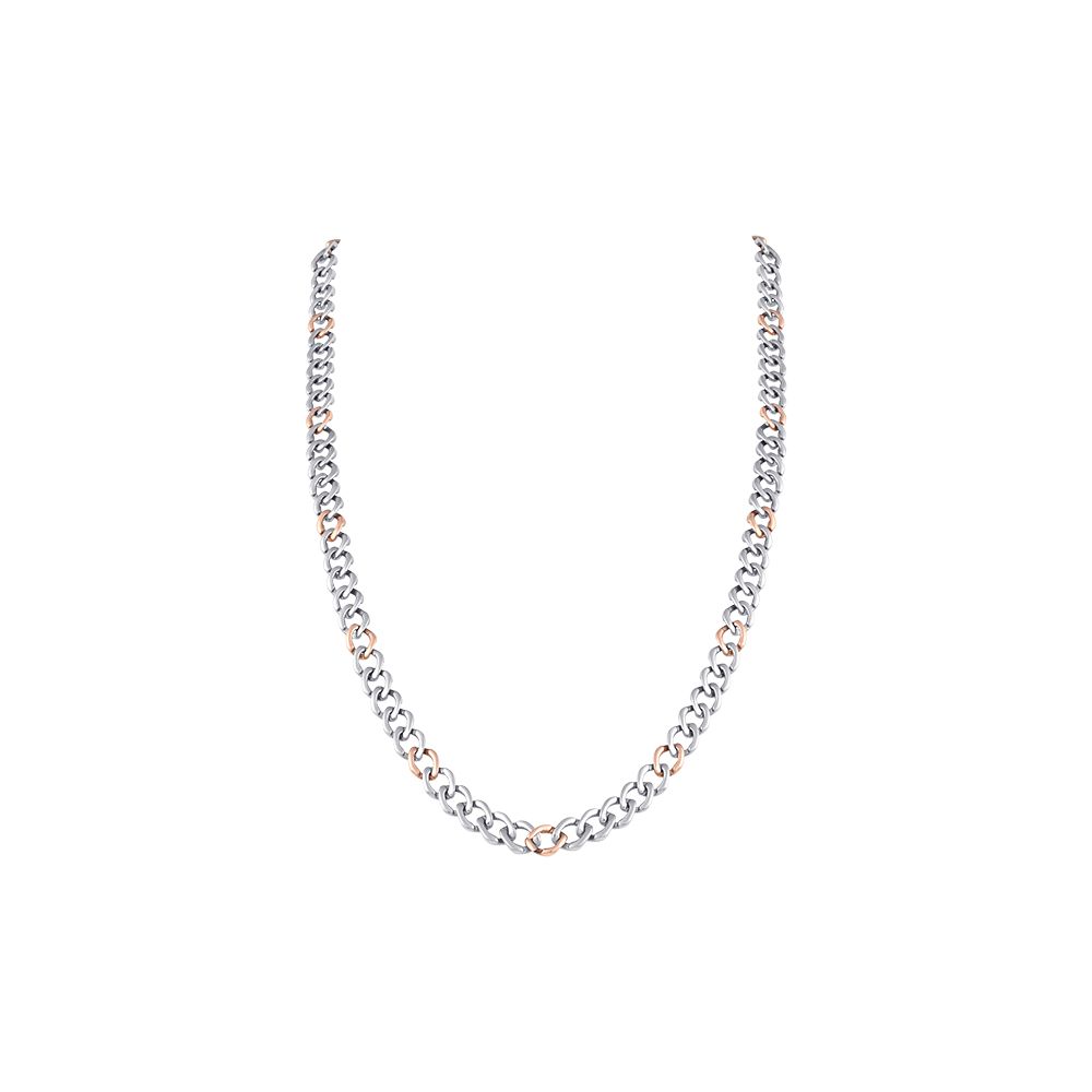 Enigmatic Two Toned Platinum Mens Chain-Chains-PCH23017-D000OID