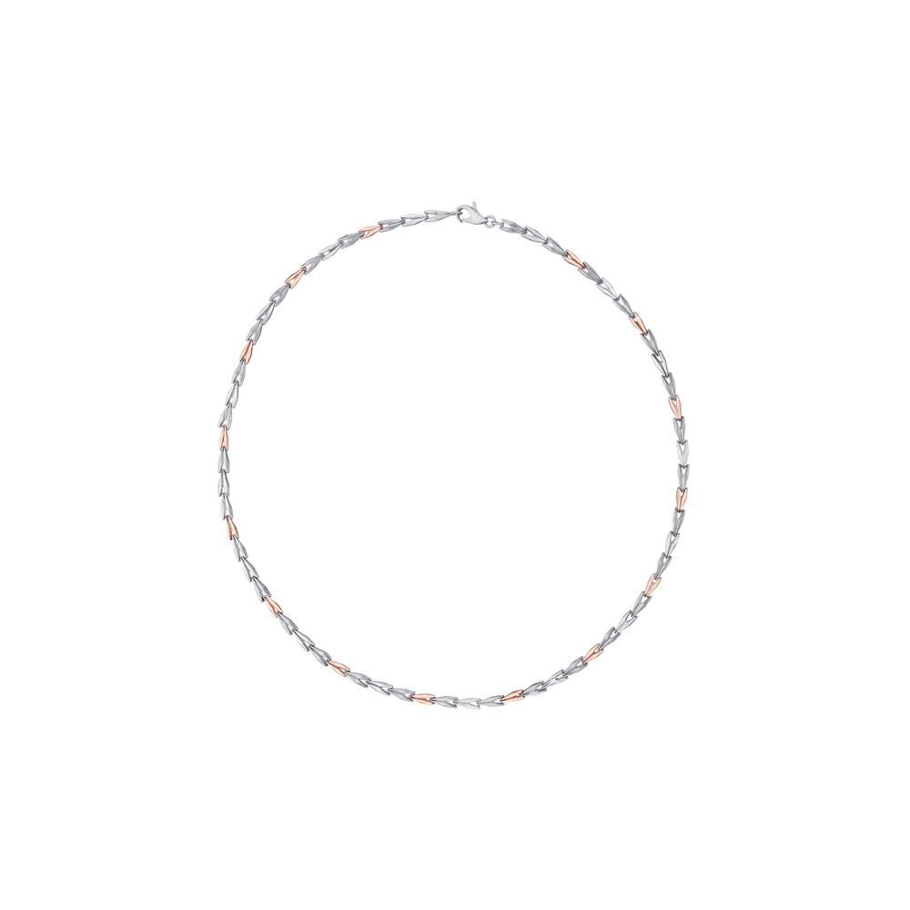 Well made Dual Toned Mens Chain-Platinum-PCH23Y02