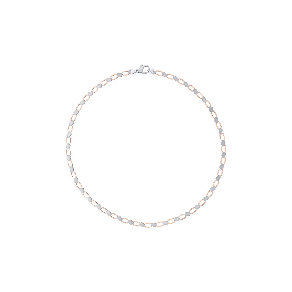 Exuberant Platinum and Rose Gold Mens Chain-Chains-PCH23Y08