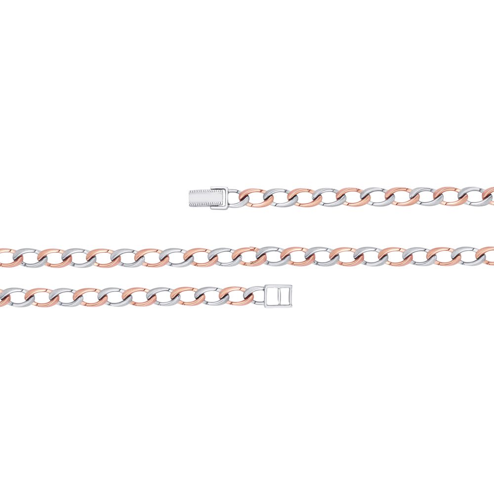 Bold Dual Metal Mens Chain-Chains-PCH23Y10