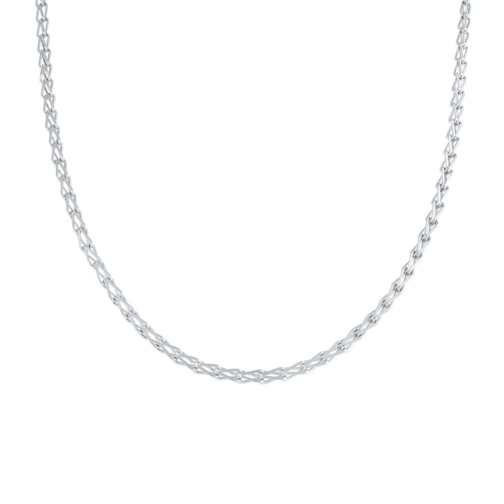 Extravagant MS Dhoni Signature Platinum Chain For Men-Chains-PCH24Y02