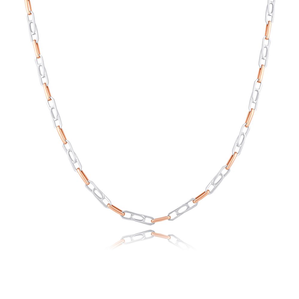 Everyday Platinum and Rose Gold Chain-Chains-PCH25Y02