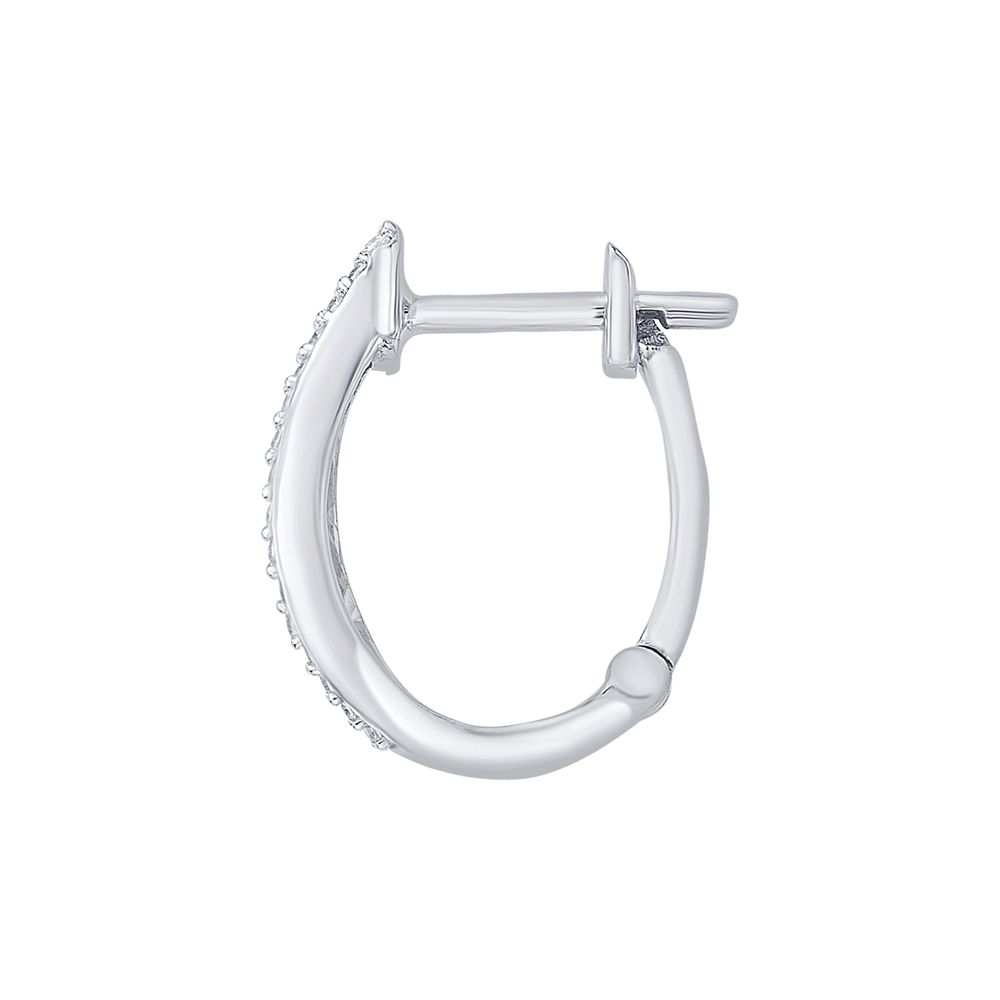 Classic Platinum and Diamond Earrings-Platinum-PER23I07-D300P0D