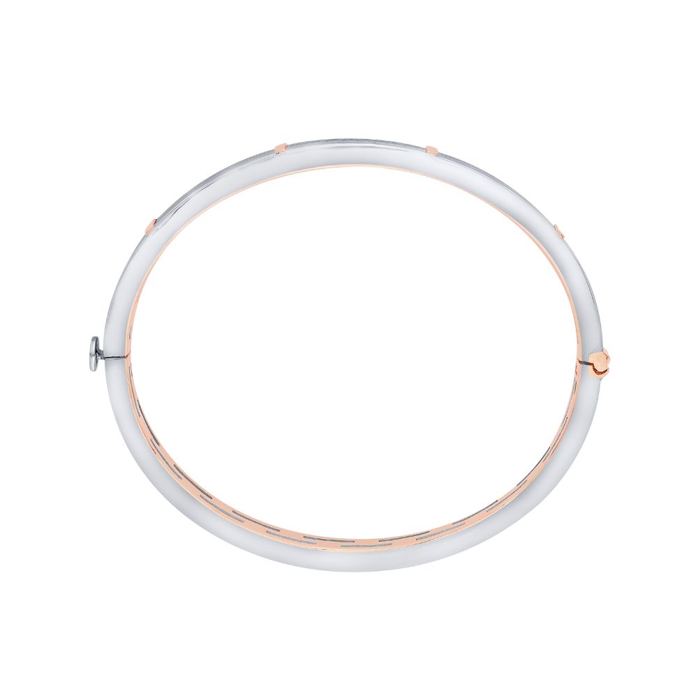 Stately Platinum Bangle-Bangles-PKD23002