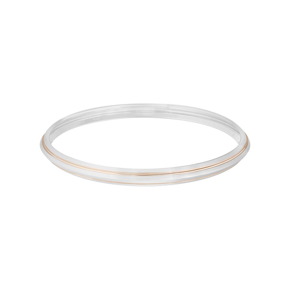 Subtly Simple Platinum Bangle-Bangles-PKD23005-D000OOD