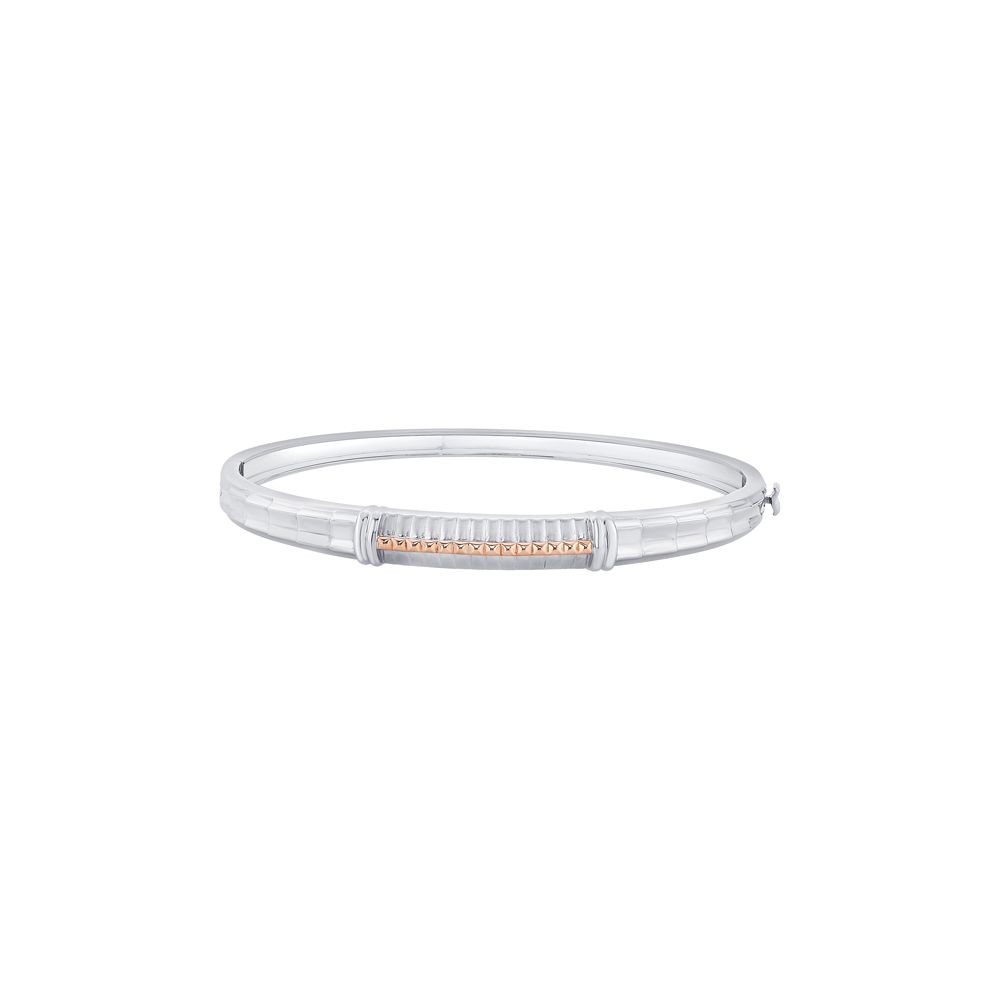 Striking Dual Toned Mens Kada-Platinum-PKD23T03