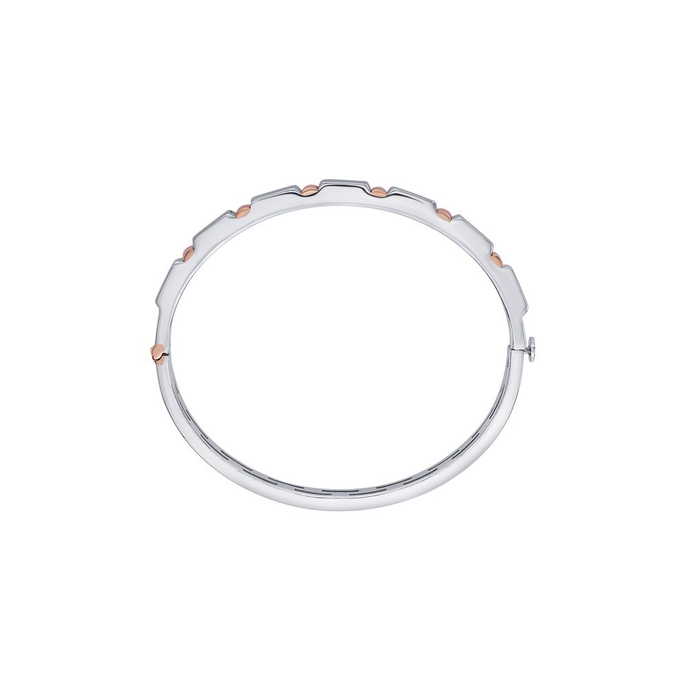 Fashionable Geometric Design Mens Bracelet-Platinum-PKD23T08